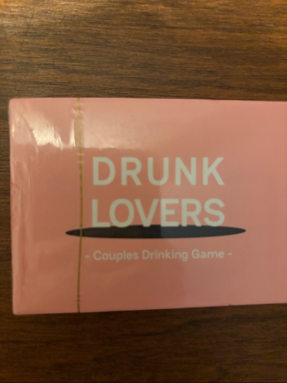Drunk Lovers Couples Drinking Game - Pink Box